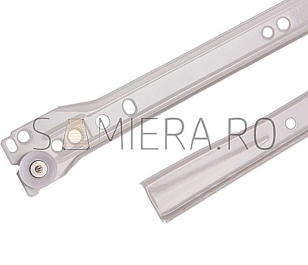 Accesorii mobilier - Glisiere albe 2 seturi