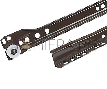 Accesorii mobilier - Glisiere maro 2 seturi