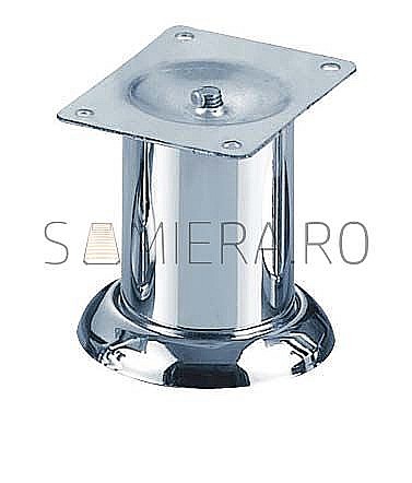 Accesorii mobilier - VC028 Picior D50 crom,  set 4 buc.