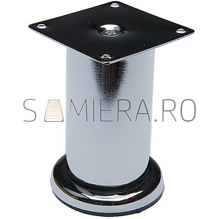 Accesorii mobilier - VC027B Picior reglabil D50 crom,  set 4 buc.