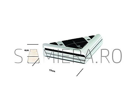 Set 4 Picioruse KA101-01, 17*17*4cm, plastic, crom [1]