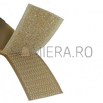 Banda velcro - Banda velcro bej 20mm*25m