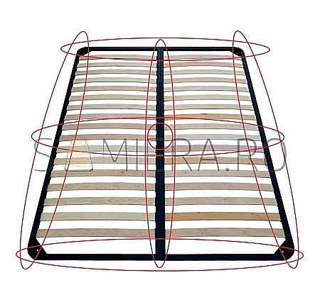 Somiera Metalica Premium pentru 2 persoane 200cm [7]