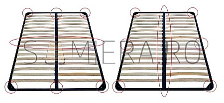 Somiera Metalica Premium pentru 2 persoane 200cm [8]