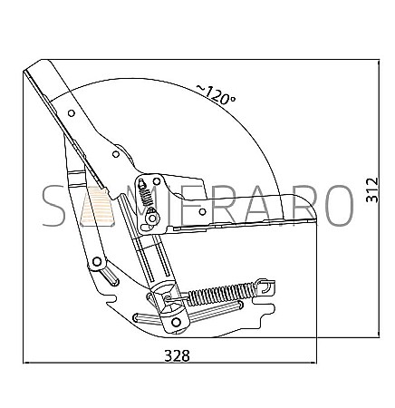 Mecanism canapea click-clack [1]