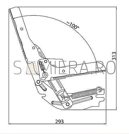 Mecanism canapea click-clack [2]