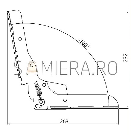Mecanism canapea click-clack [1]