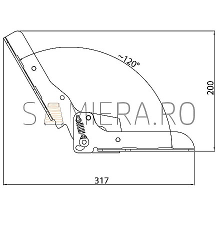 Mecanism canapea click-clack [2]