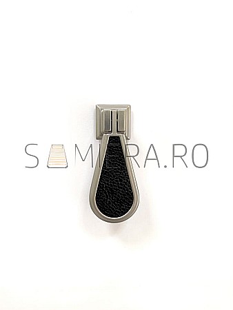 Manere - Maner H04311 Buton MSN+Black leather