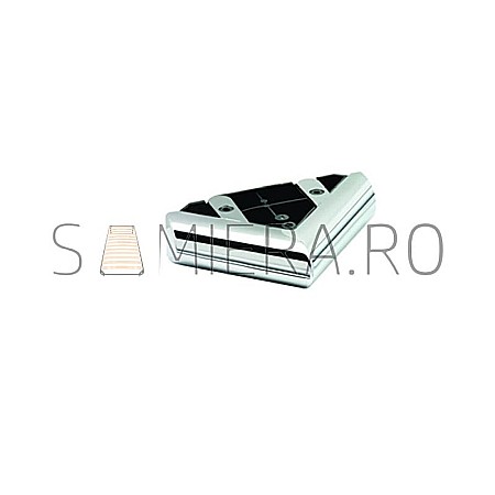 Set 4 Picioruse KA100-01, 14*14*4cm, plastic, crom [2]