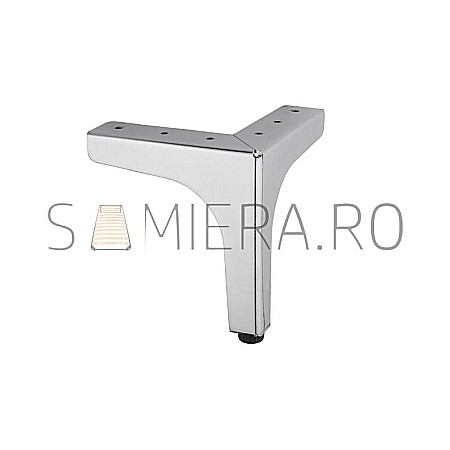 Picioare - Piciorus metalic VC095C, H=15cm, Cromat