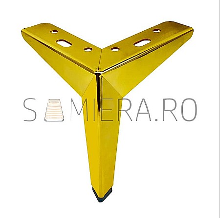 Picioare - Piciorus metalic B011, Auriu