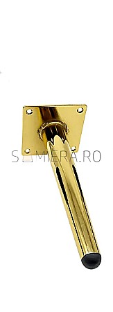 Accesorii mobilier - Picioruse metalic VC102,  H=150mm, Auriu