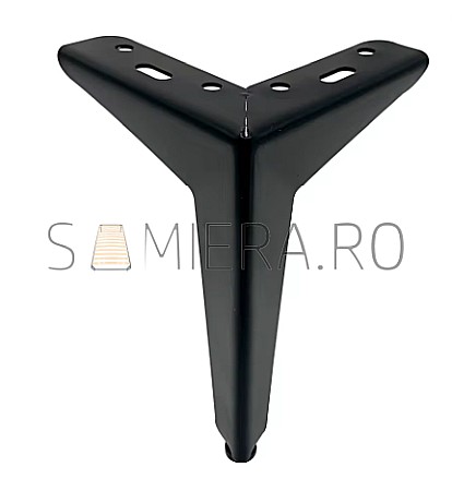 Accesorii mobilier - Piciorus metalic B011, Negru