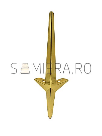 Picioare - Piciorus metalic D001-15G, H=15cm, Auriu