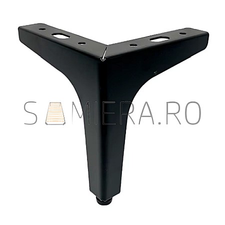 Picioare - Piciorus metalic VC095, Negru Mat