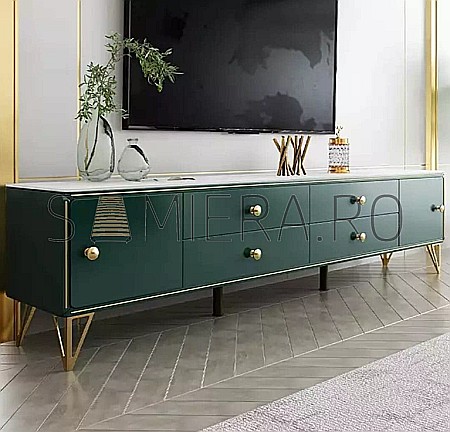 Piciorus metalic B035-15G, H=15cm, Auriu [1]