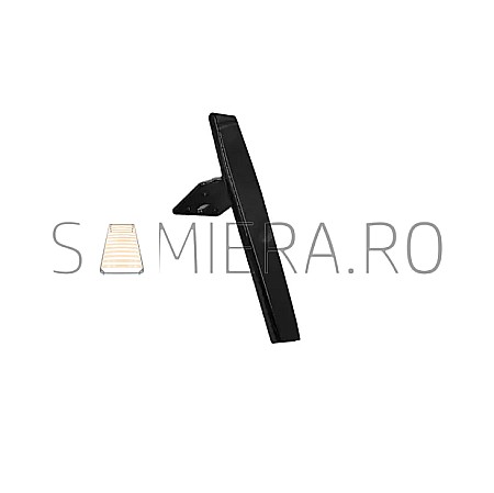 Picioare - Piciorus metalic D056-B-15B, H=15cm, Negru Mat