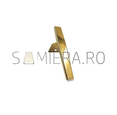 Picioare - Piciorus metalic D056-B-15G, H=15cm, Auriu