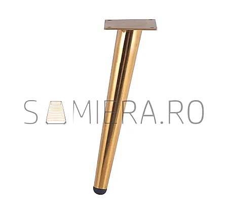 Picioare - Piciorus metalic B051, Auriu