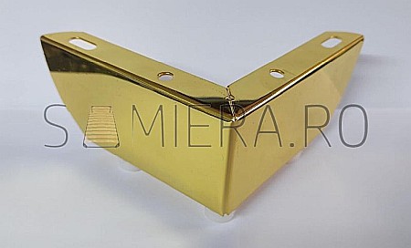 Piciorus metalic H001-6G, H=6cm, Auriu [1]