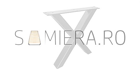 Picioare - Set Picior Masa X  VC 049-400x320 mm ALB