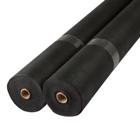 Netesute - TNT Spunbond 80gr negru, lățime 1,6 m (preț pe metru, rolă 170 m)