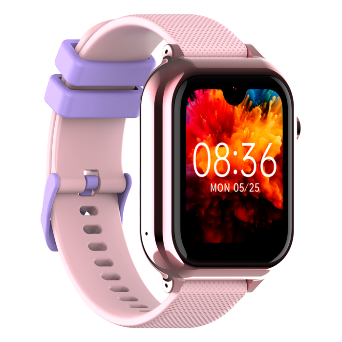 Ceas inteligent GPS KT38, ultra-subțire, 4G AMOLED, cu Android și Google Play, bazat pe AI, Model 2026 ROZ [3]