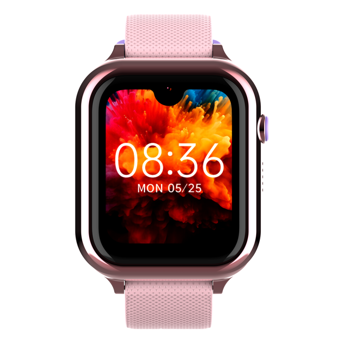 Ceas inteligent GPS KT38, ultra-subțire, 4G AMOLED, cu Android și Google Play, bazat pe AI, Model 2026 ROZ [2]