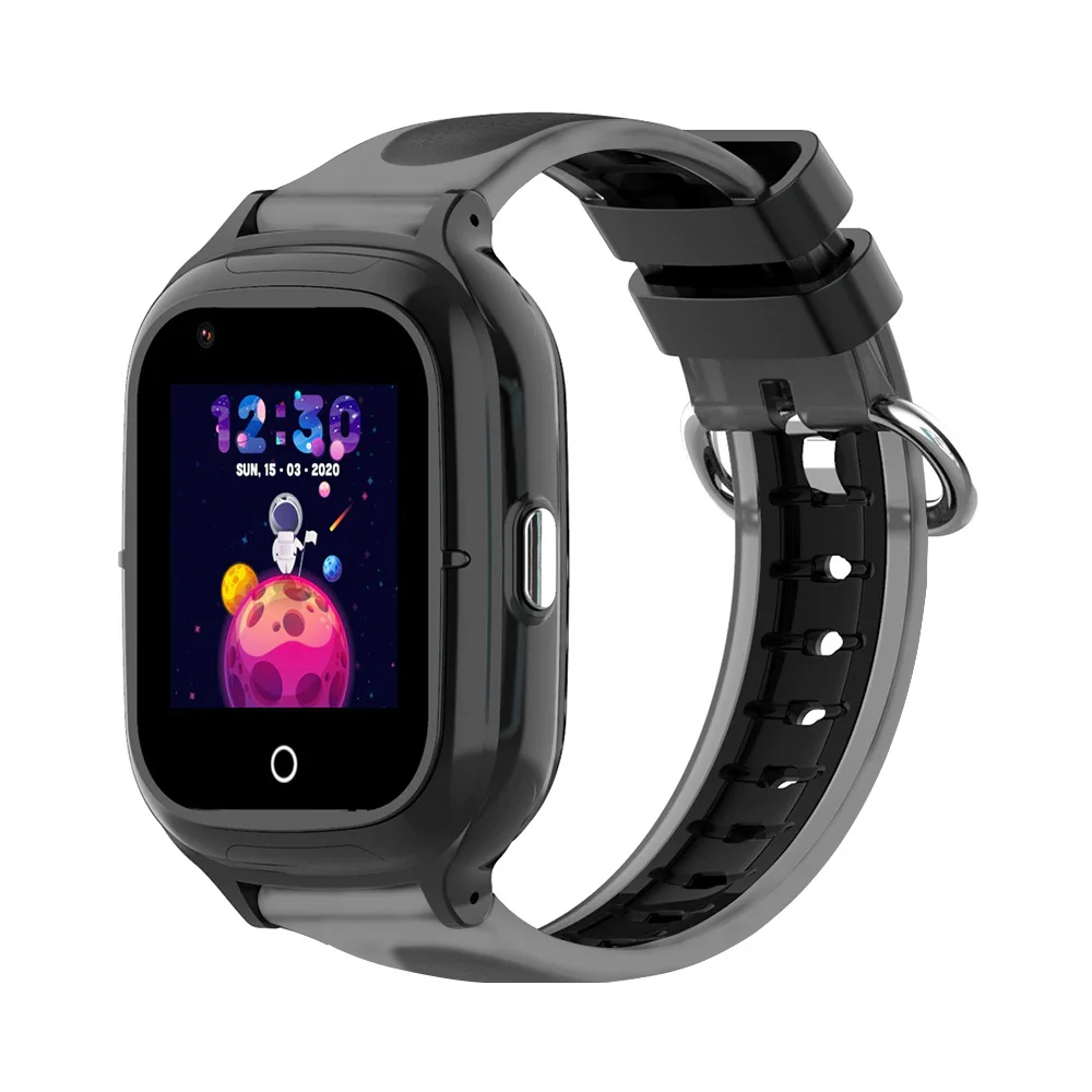 Ceas Inteligent pentru copii KT23T 4G Negru, cu localizare GPS, apelare video, water resistant IP67, masurare temperatura corporala [1]