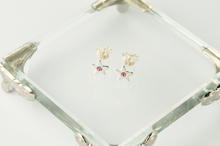 Cercei copii, aur 24K, argint 525, Bijuterii, Accesorii sigure, Design vesel, Cercei hypoalergenici, Cercei, pietricele, animăluțe, eleganți, ocazii speciale, premium, inchidere sigură pentru copii [3]