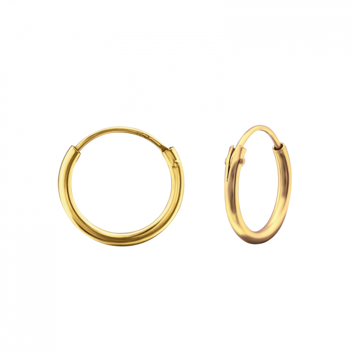 cercei copii argint 925 placat aur 24k tortita [1]