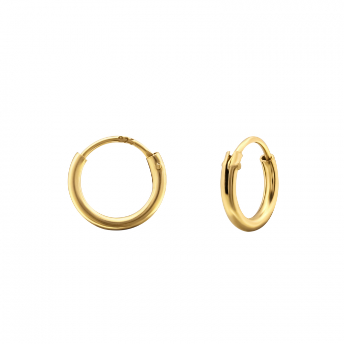 cercei copii argint 925 placat aur 24k tortita [1]