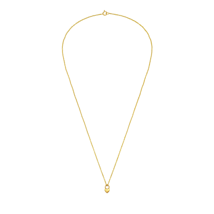 Colier Copii Argint 925 Placat cu Aur 24K | Pandantiv Iubire Eternă 45 cm [1]