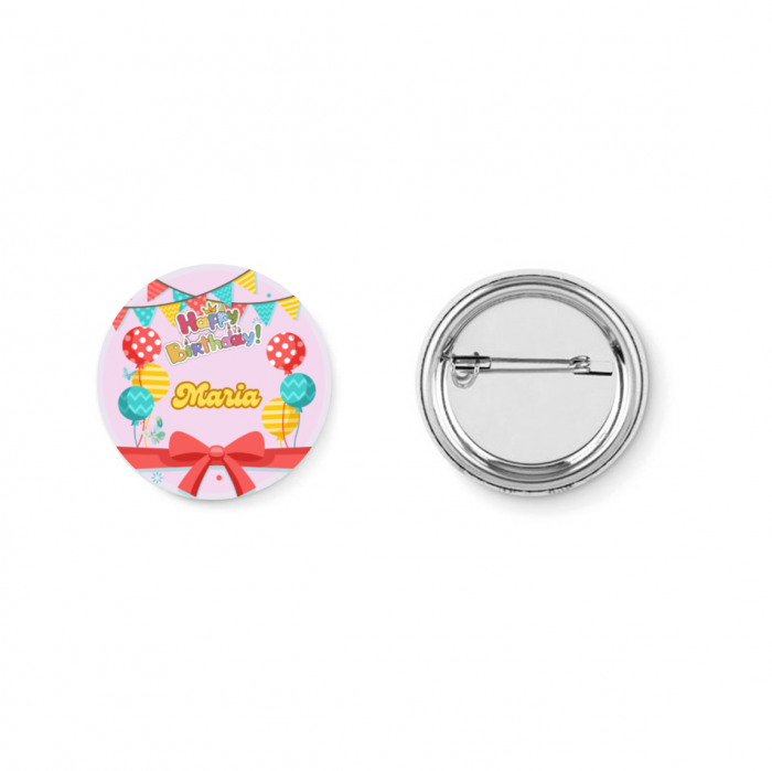 Insigna Happy Birthday 58 cm Set 8 bucati | Accesorii Petrecere Zi de Nastere [8]