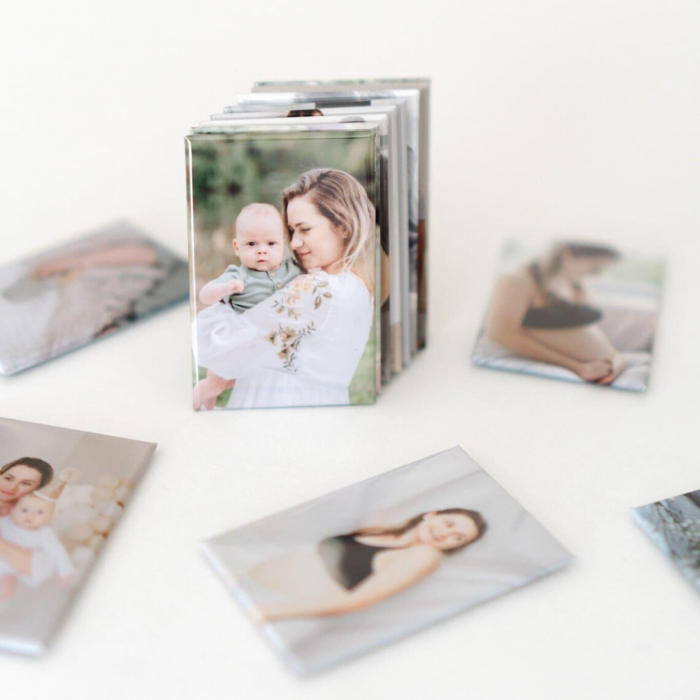 Set 9 magneti metalici 8 x 5.3 cm cu poza personalizate [2]