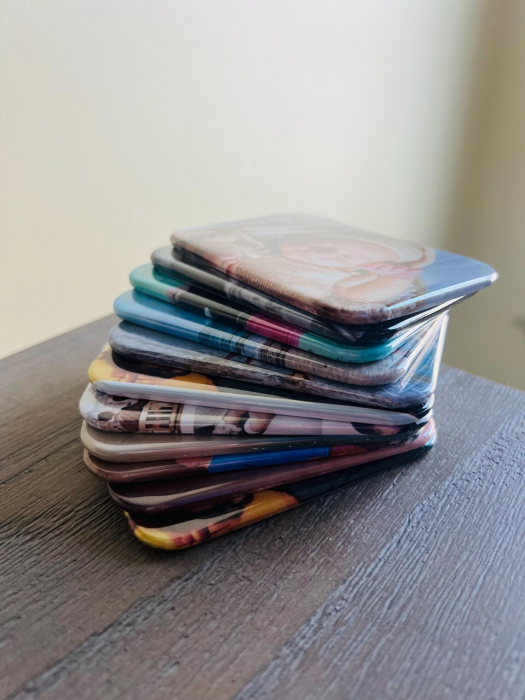 Set 15 Magneti Metalici 5x5 cm cu Poza Personalizata [2]