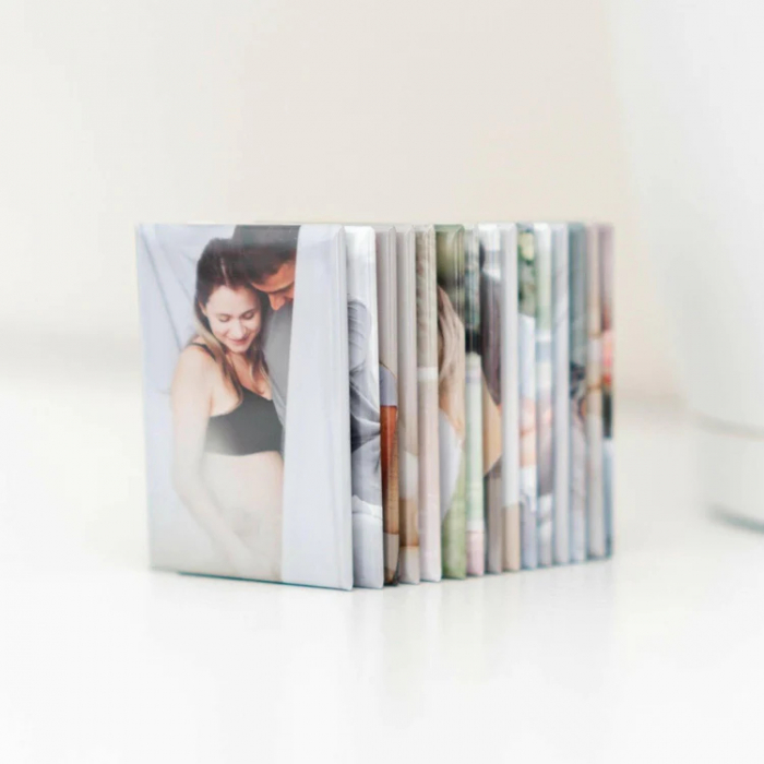 Set 6 magneti metalici 8x5.3 cm cu poze personalizate [2]