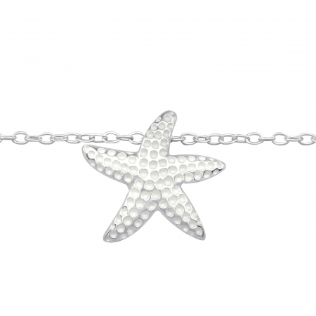 Brățară de Picior Stea de Mare – Argint 925 Placat cu Argint 999