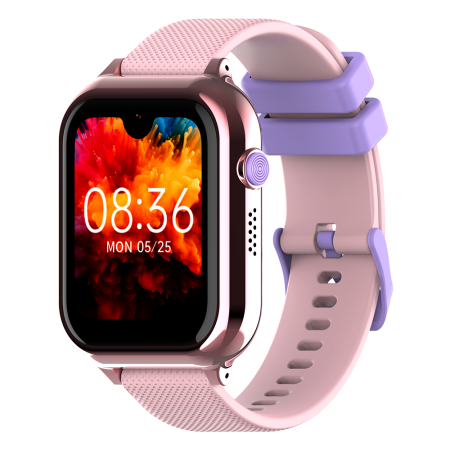 Ceasuri smart cu GPS - Ceas inteligent GPS KT38, ultra-subțire, 4G AMOLED, cu Android și Google Play, bazat pe AI, Model 2026 ROZ