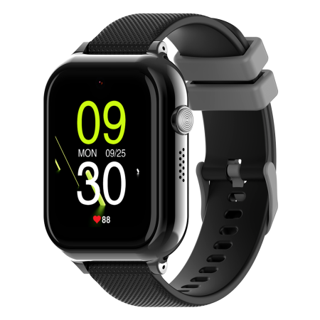 Ceasuri smart cu GPS - Ceas inteligent GPS KT38, ultra-subțire, 4G AMOLED, cu Android și Google Play, bazat pe AI, Model 2026 NEGRU