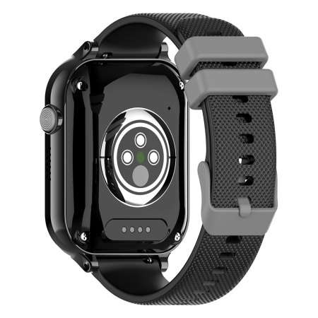 Ceas inteligent GPS KT38, ultra-subțire, 4G AMOLED, cu Android și Google Play, bazat pe AI, Model 2026 NEGRU [3]
