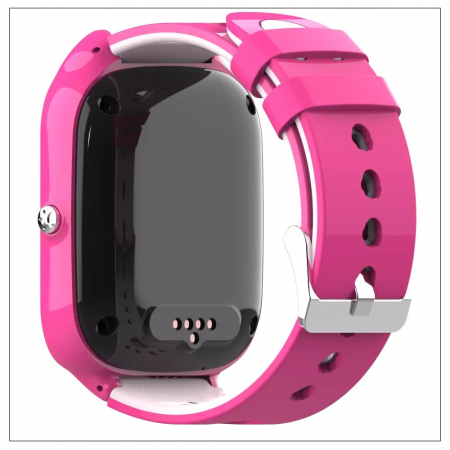 Ceas Inteligent pentru copii KT22 4G Roz, cu GPS, apelare video, rezistent la apa si localizare [2]
