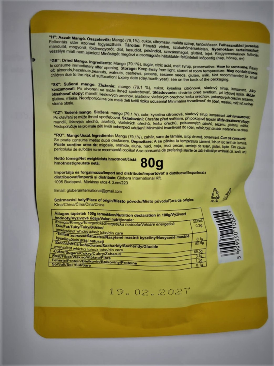 MANGO DESHIDRATAT  80 G. [2]