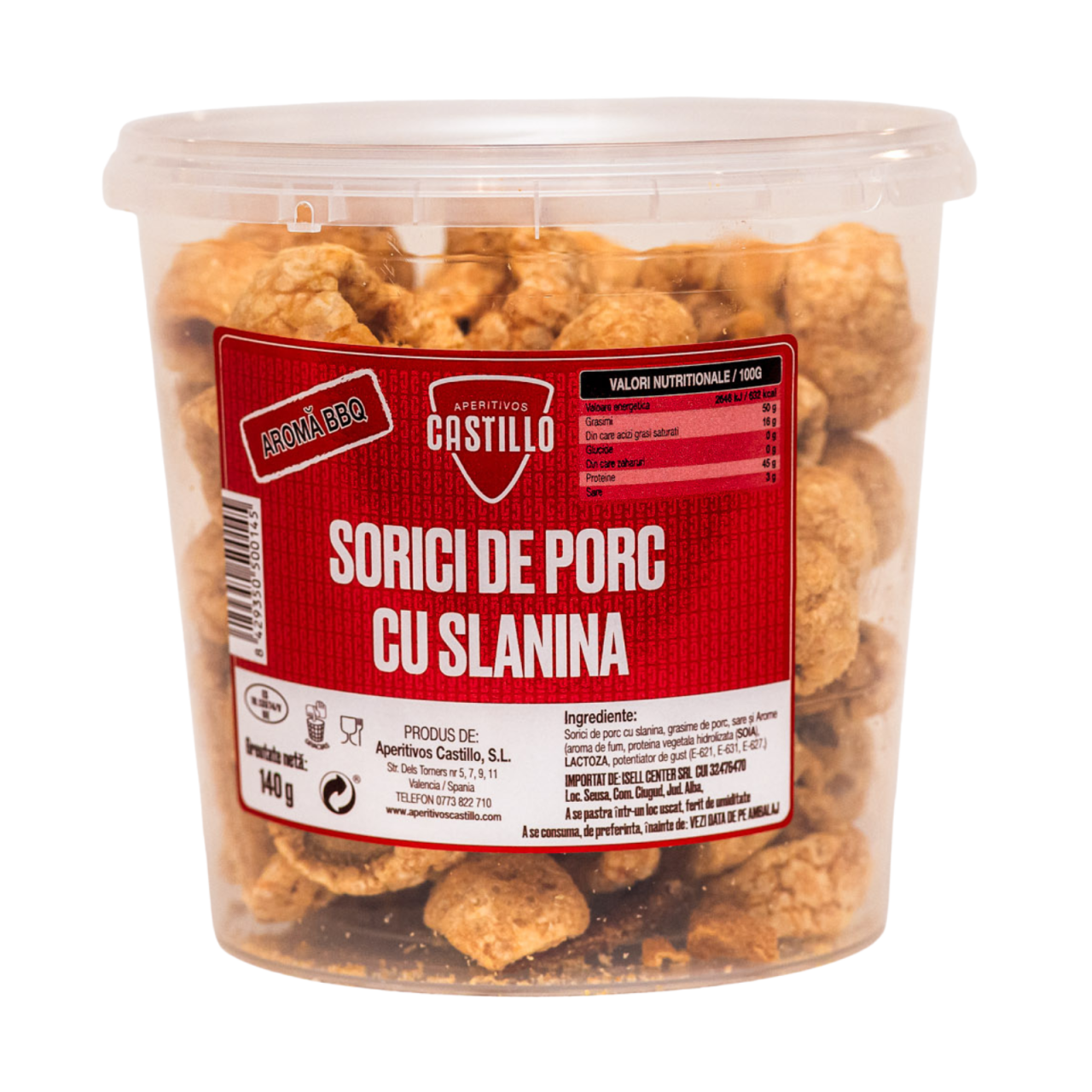 Soric crocant cu slănină și aromă BBQ,  gustarea perfectă pentru bere, vin sau suc. [1]