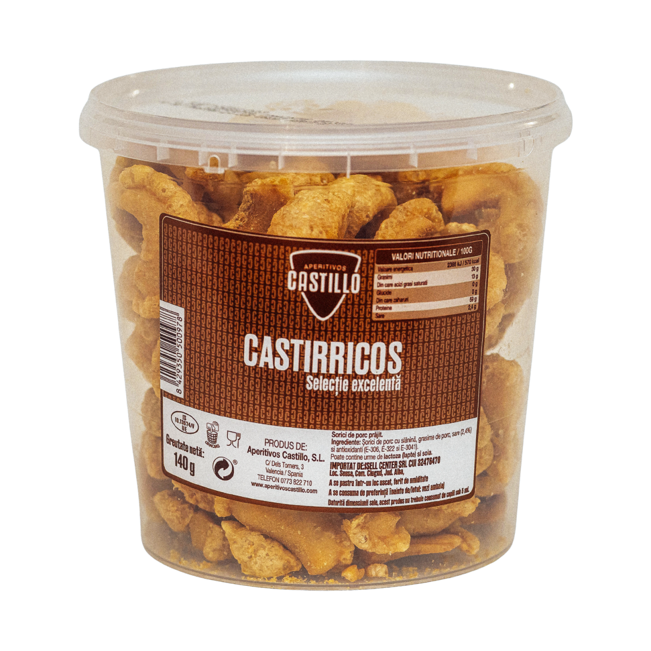 SORICI CU SLANINA 140G CASTIRRICOS [1]