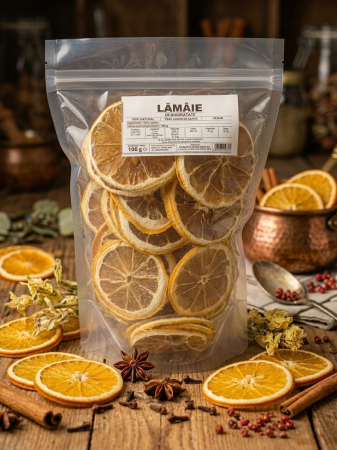 Fructe deshidratate /coapte - Felii de lamaie deshidratat 100g