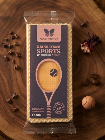 Napolitane/Baton fara zahar adaugat - Napolitane SPORTS CACAO