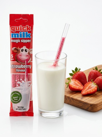 Dulciuri - Quick Milk Capsuni 30g