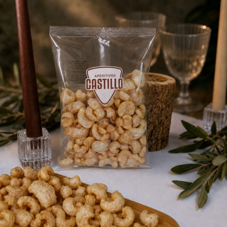 Sorici Crocanti - Șoric expandat cu aromă BBQ, perfect pentru gustări delicioase.